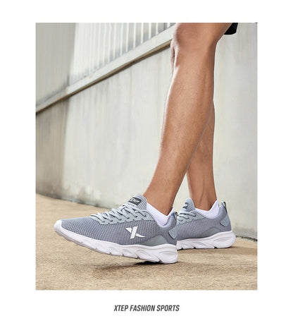 Tênis de Corrida Masculino Xtep Primavera 2025 Calçado Esportivo Absorvente de Suor Tênis Esportivo Esportivo Resistente ao Desgaste com Estabilidade 880119115131