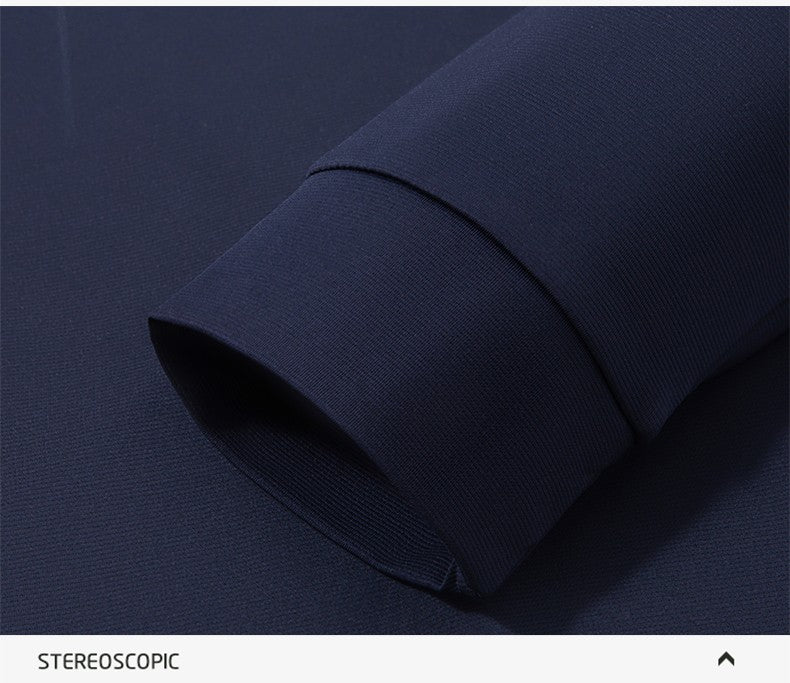 BROWON Polo T Shirt for Man 2025 Formal Business Slim Long Sleeve Tshirt Men Casual Loose Stripe Shirt for Man Designer Clothes