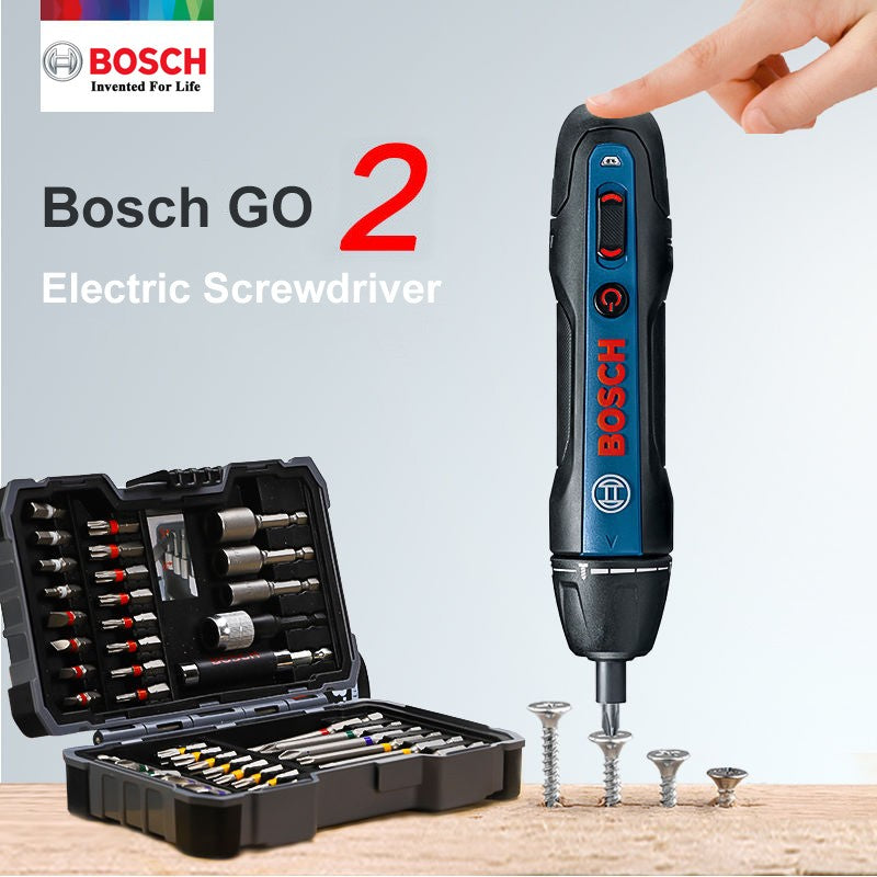 Parafusadeira Bosch Go 2 Recarregável Furadeira Sem Fio Bosch Go 3.6V Parafusadeira Elétrica Multifuncional Ferramentas Elétricas para Uso Doméstico