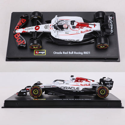 Burago 1:43 Red Bull Racing RB21 Modelo de carro em liga metálica da estação do Japão