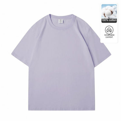 Top Grade 100% Mecerized Cotton New Summer Brand Tops Round Neck Plain t Shirt For Men Short Sleeve Casual Fashion Men Clothing