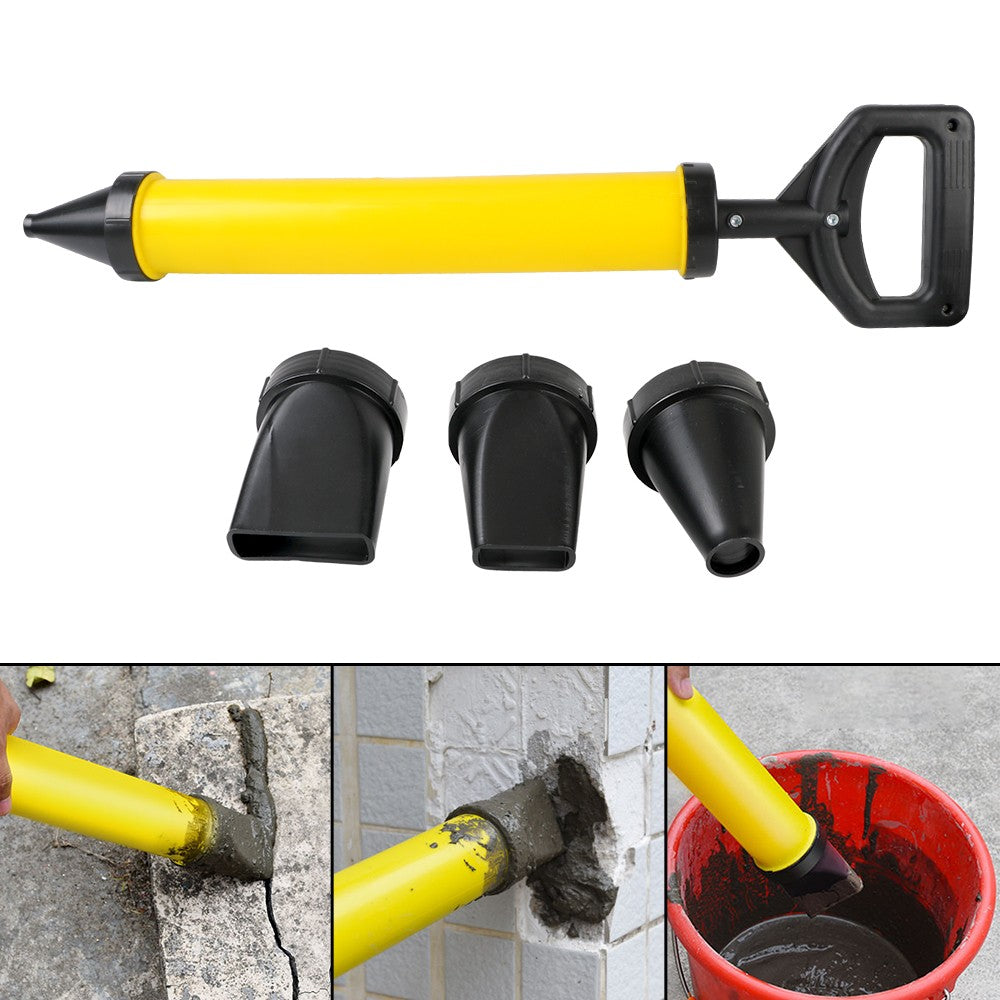 Ferramentas para rejunte com 4 bicos aplicadores Ferramentas manuais Pistola de calafetagem Pulverizador de argamassa Bomba de cimento e cal