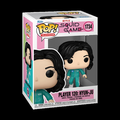 Boneco FUNKO POP Edição Limitada do Jogo da Lula: Jogador 001, Geum-ja, Hyun-ju, Front Man, Jogador 456: Seong Gi-Hun (Chutando Jegi)
