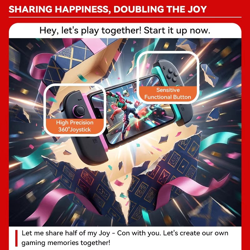 Joy Con Wireless Switch Control Joycon Controller with Dual Vibration Joystick Gamepad for Switch2 Video Game Consoles Accessory