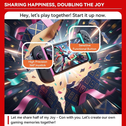 Joy Con Wireless Switch Control Joycon Controller with Dual Vibration Joystick Gamepad for Switch2 Video Game Consoles Accessory