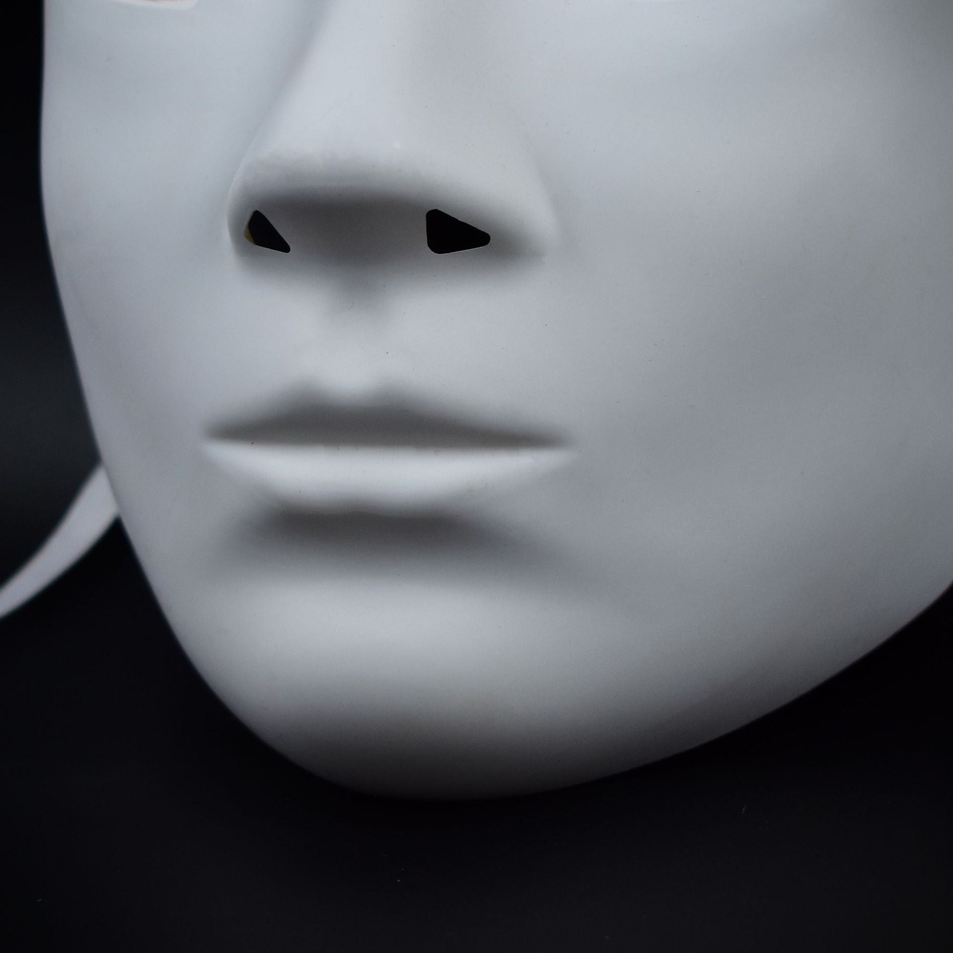 DIY Blank Face Mask Cosplay White Hand-Painted Doodle Thicken Plastic Masks Carnival Masquerade Halloween Party Costumes Props