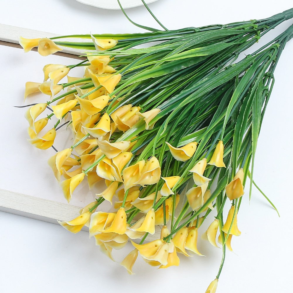 Artificial Flowers Bouquet 33cm Fake Flowers for Home Room Decor Garden Wedding Decoration Outdoor Vase Flower Arrangement Plant