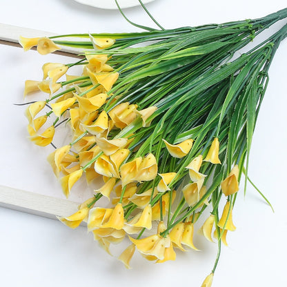 Artificial Flowers Bouquet 33cm Fake Flowers for Home Room Decor Garden Wedding Decoration Outdoor Vase Flower Arrangement Plant