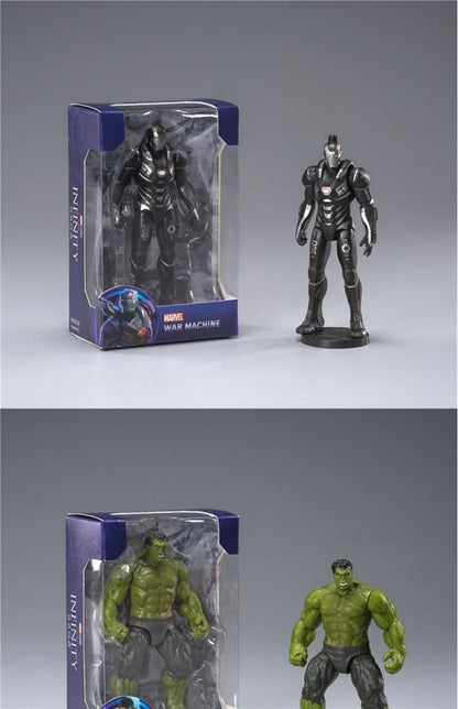 ZD Toys Vingadores Lendas Homem de Ferro Homem Aranha Thor Capitão América Thanos Hulk Máquina de Guerra Bonecos de Ação Presente