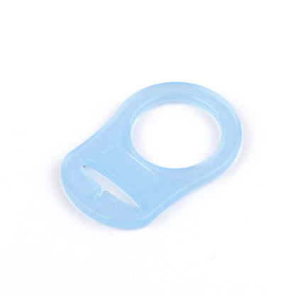 12pcs TYRY.HU Pacifier Adapter of Material Silicone for DIY Pacifier Chains Holder Clip Adapter Soother Teething Ribbon BPA Free