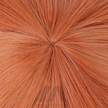 Angel Devil for Chainsaw Man Bangs Long Orange Brown Cosplay Wigs Halloween Costume Party AdultHair Wig