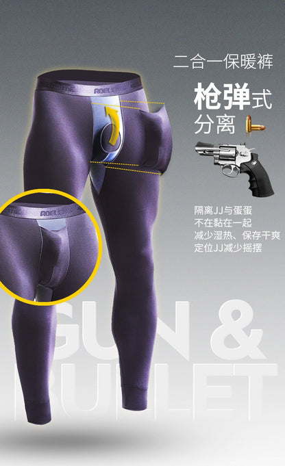 Men's Long Johns Ice Silk Mesh Perspiration Thermal Pants Slim-fit Honeycomb Breathable Leggings Mens Winter Thermal Underwear