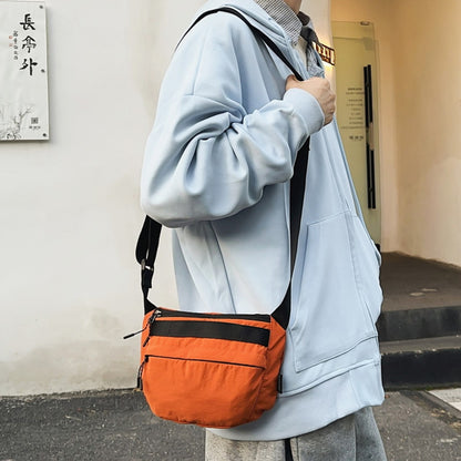 Sling Bag for Cycling & Commuting, Lightweight Large Capacity Travel Shoulder Bag, Unisex Sports Waist Pack Casual Outdoor