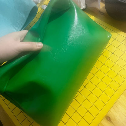 100% genuine leather Cowhide Handbag High Quality Leather Women's Foldable Designer Handbag Simple Magnet Handle Bags