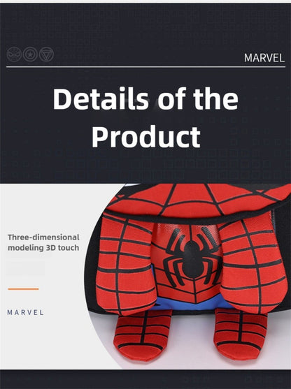 Mochila Infantil Escolar de Capitão América Homem Aranha Homem de Ferro Fofa Desenho Animado para Meninos Leve para Jardim de Infância