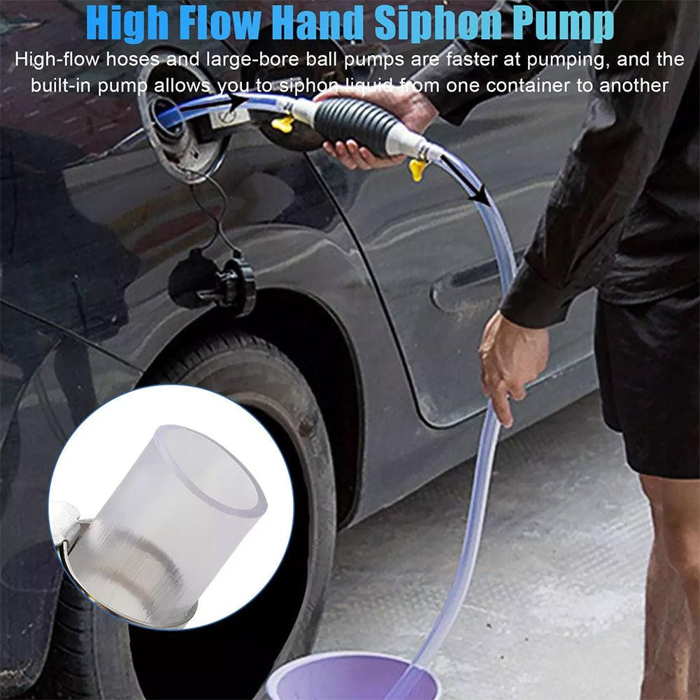 Bomba Manual de Combustível de Mão Bomba de Sucção para Tanque de Carro Transferência de Óleo Bomba de Combustível Gasolina Diesel Líquido Bomba Manual Sifão Economia de Combustível para Gás Gasolina