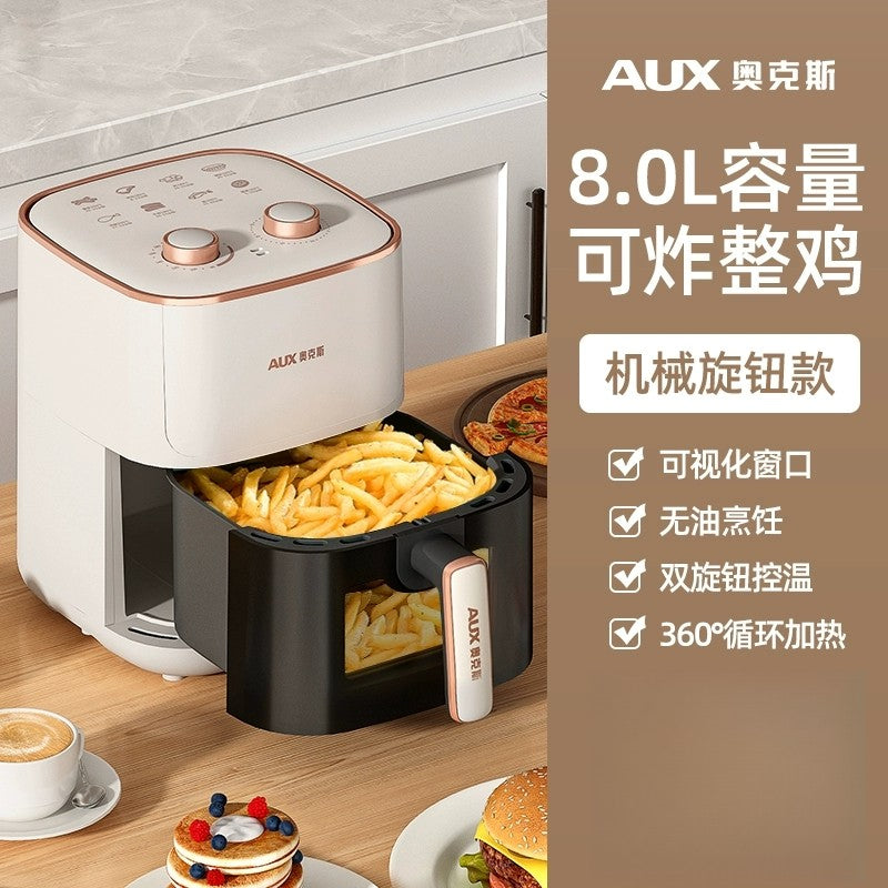 220V Home Air Fryer Multifunctional Intelligent One-Piece Electric Grilling Oven No Oil