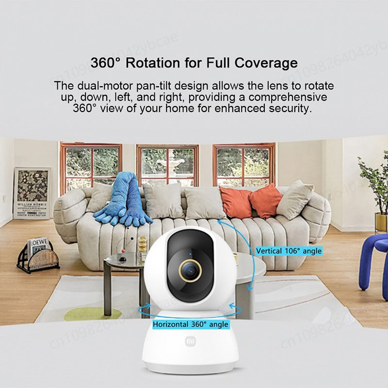 XIAOMI Home Security Intelligent Wifi Camera PTZ 2K,Color Night Vision,Two?Way Audio,AI Human Face Detection,Chinese Version