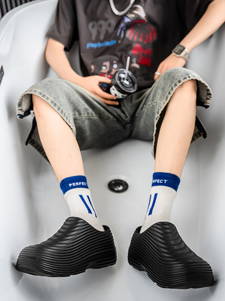 Chef Shoes for Men, New Spring and Autumn Models, Fully Waterproof and Oil-Resistant, Chef-Specific Work Shoes, Rain Boots, Labo