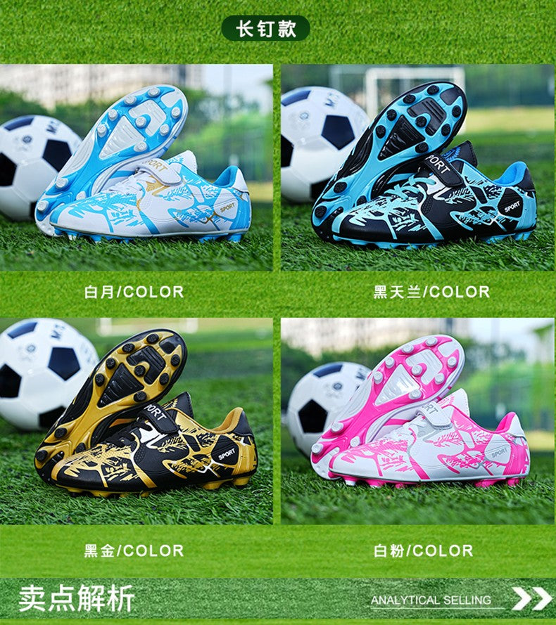 New Kids Football Shoes Match Soccer Shoes Indoor Football Field Boots Grass Training Original  Professional Sneaker Comfortable