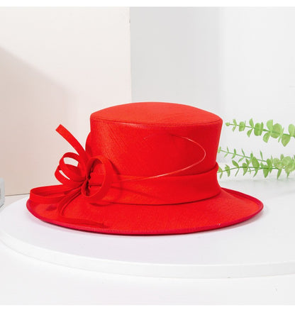 Moda Luxo Moda Pena Chapéu Chá Igreja Elegante Fotografia Cartola Feminina Banquete Fascinator Chapéus Formais de Casamento