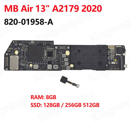 Placa-mãe A1932 Original Para Macbook Air 13" A1932 A2179 A2337 Placa Lógica 820-01521-A 820-01958-A 820-02016-A 2018 2019 2020
