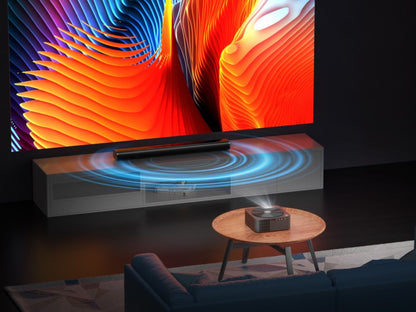 Projetor LED ULTIMEA Nativo 1080P Full HD 4K WiFi Bluetooth com Foco Automático, PK DLP Vídeo Projetor Smart Home Theater