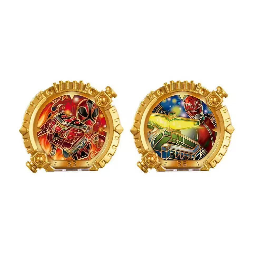 Bandai Original No.1 Sentai Gozyuger Dx Transformation Ring Set Taiyo Sentai Sun Vulcan Star Animals Rangers Toys