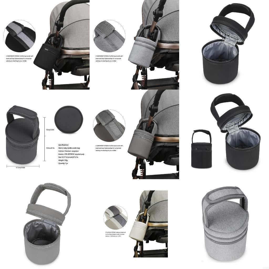Upfgrades Baby Bottle Bag Hand Thermal Bottle Storage Solution Easy Carrying Bag L8RB