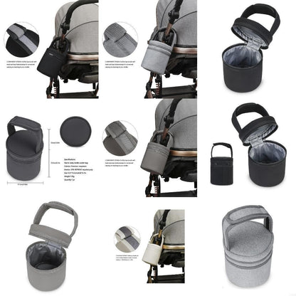 Upfgrades Baby Bottle Bag Hand Thermal Bottle Storage Solution Easy Carrying Bag L8RB