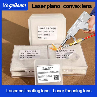 Lente de Colimação e Focagem para Soldagem a Laser D20x4.5 F150 F200 D16x5 F50 F60 SUP20S SUP21T SUP23S/T para Soldagem Portátil WSX HW QiLin