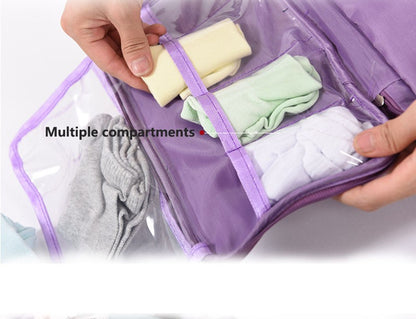 Travel Bra Organizer Bag Waterproof Panties Sock Underwear Storage Bag Daily Women Wash Package Cosmetic Finishing Bags