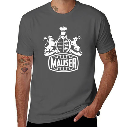 high t quality shirt T-Shirt cotton man brand man Crest t shirt t man Mauser shirts T-Shirt plain high quality luxury