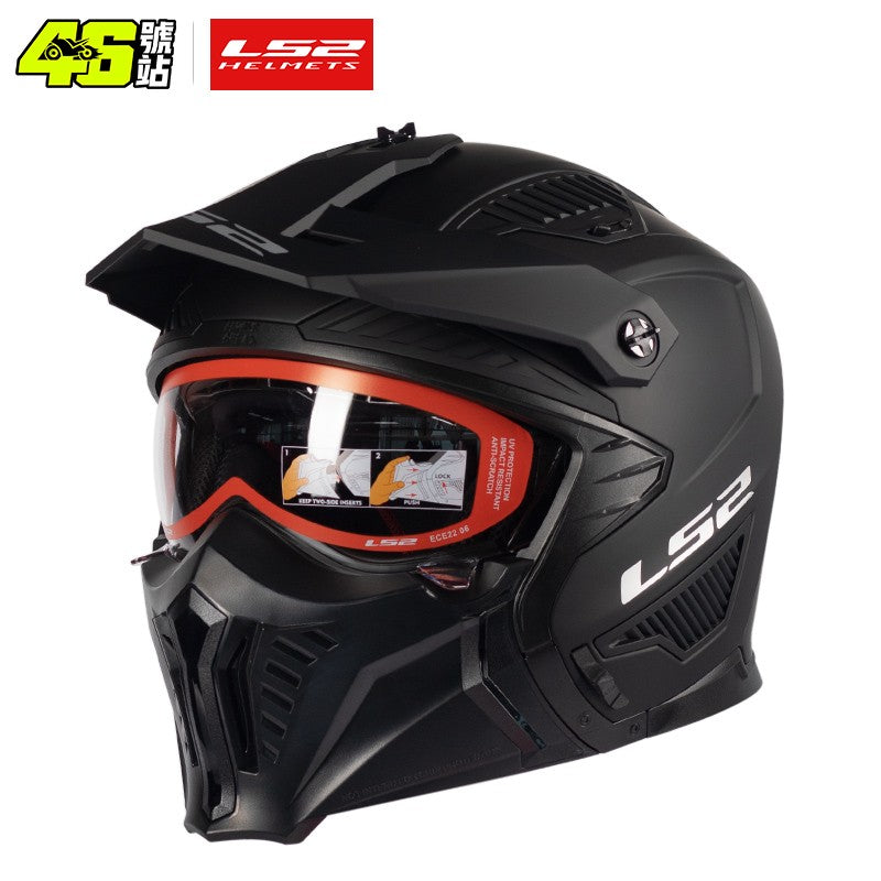 LS2 OF606 Drifter Unissex Capacete Aberto Combinado Moto Motocross Masculino Feminino Capacete de Equitação da Moda ECE R22.06