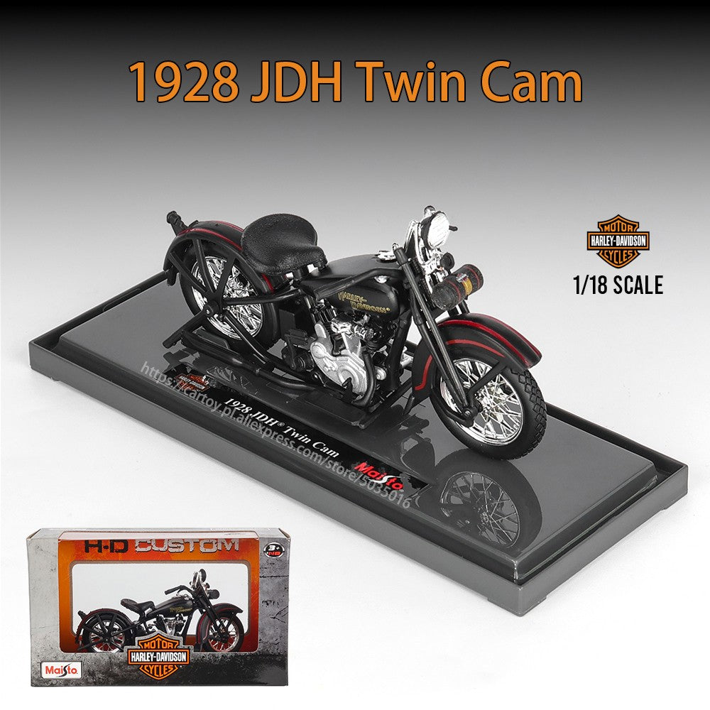 Maisto 1:18 Harley-Davidson Motorcycle 2022 Road King Fat Bob 114 Pan America 1250 Alloy Motorcycle Model Toy Car Collection