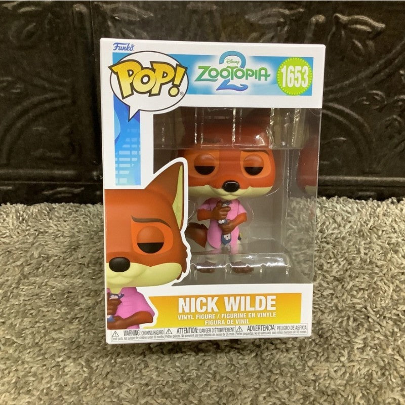 Funko Pop Oficial Genuíno Zootopia Boneco de Ação Modelo Boneco de Ação Judy Hopps Nick Wilde 1652 1653 Bonecos de Vinil