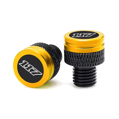 Motorcycle CNC Rearview Side Mirror Hole Cap Plug For Harley Softail Low Rider ST FXLRST FXRST Breakout Touring CVO 117