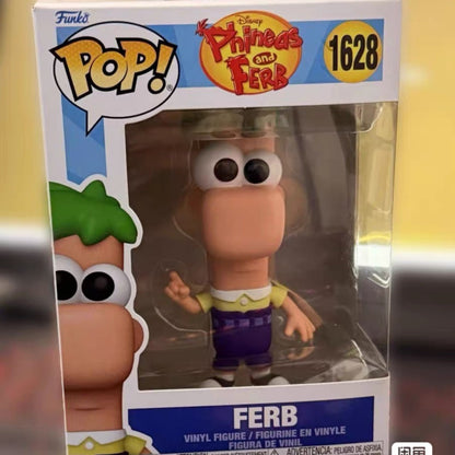Bonecos Funko Pop Phineas E Ferb Genuínos De Ação Anime Estatuetas Feitas À Mão Bonecas Decoração Colecionáveis Edição Limitada Presente De Brinquedo