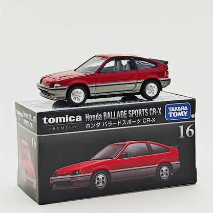 TOMY Mitsubishis JDM Lancer Evo X Carros de liga leve e veículos de brinquedo Modelo de carro em miniatura em escala para crianças