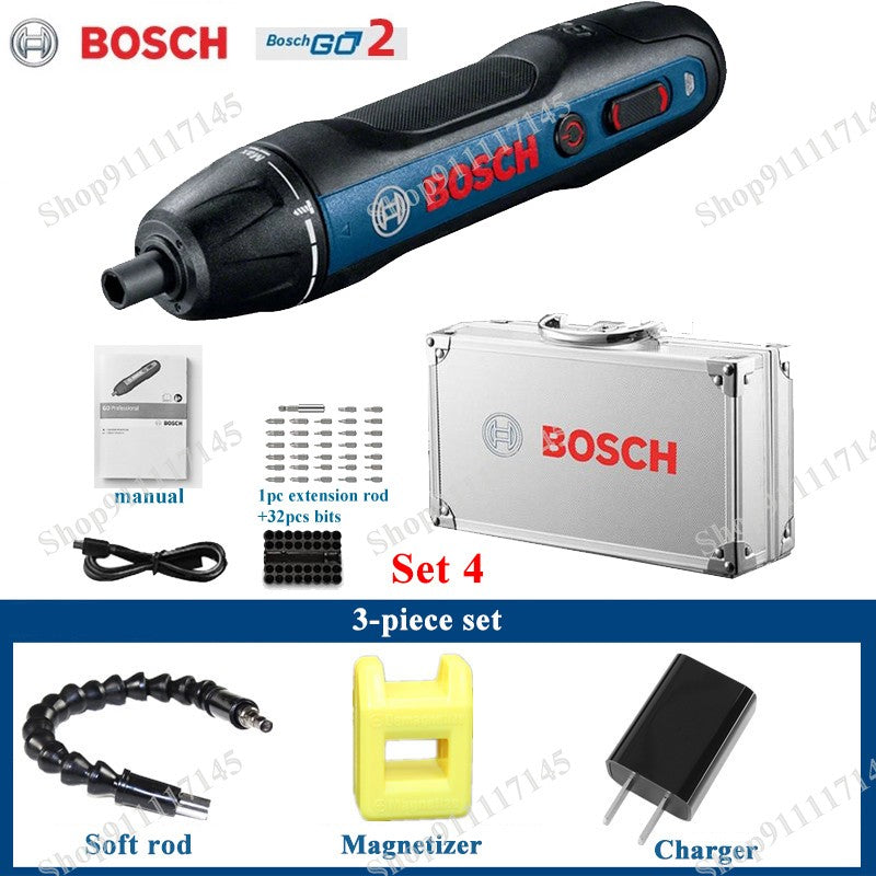 Parafusadeira elétrica sem fio Bosch Go Original 3.6V Recarregável Parafusadeira automática Furadeira Bosch Go 2 Ferramenta elétrica de lote