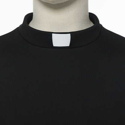 FATHER Cassocks Pulpit Robes Clergy Vestments Pastor Bishop Costume with Tab Insert Collar