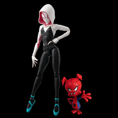 Action Figure Sv Action Homem-Aranha: Através do Aranhaverso Gwen Stacy Miles Morales Peter Parker Modelo Brinquedos