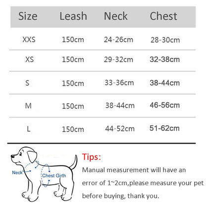 Conjunto de Coleira e Peitoral para Cães Pequenos Ajustável Peitoral Colete para Cães e Gatos Filhotes Bulldog Francês Chihuahua Pug Caminhada ao Ar Livre Guia Coleira