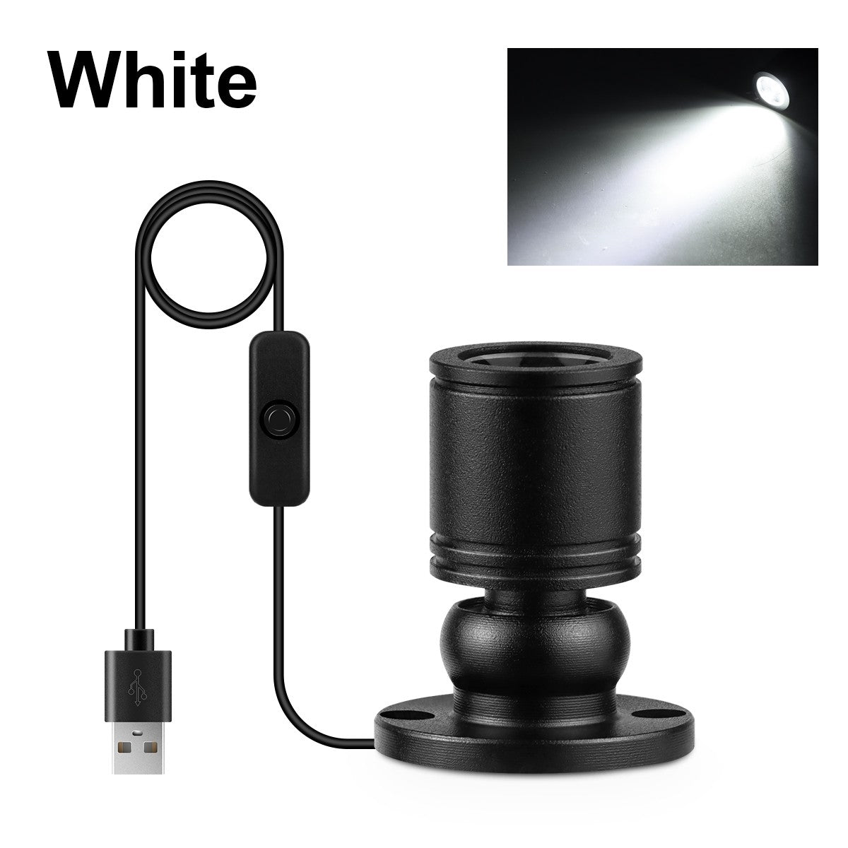 Colorful Led Spotlight USB 5V Mini Ceiling Spot 1W Showcase Pattern Showcase Light Room Decor