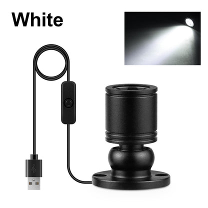 Colorful Led Spotlight USB 5V Mini Ceiling Spot 1W Showcase Pattern Showcase Light Room Decor