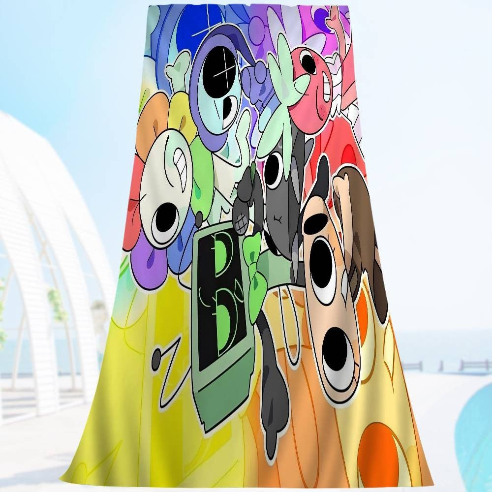 Popular Game D-Dandys World Pretty Beach Towel For Kids Personalized Bath Towel Pool Towel Vacation Gift Picnic Towel Party Gift