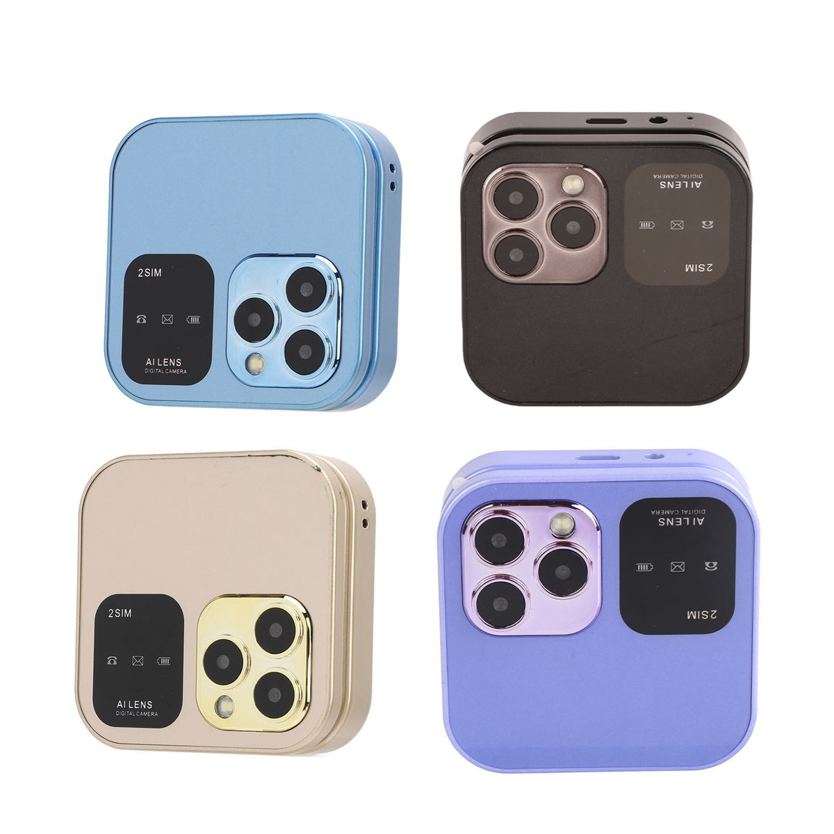 2G Big Buttons  Phone Support Up To 16GB Dual SIM 2G  Phone 1000mAh Battery ABS 0.08MP Music Video Player for Outdoor