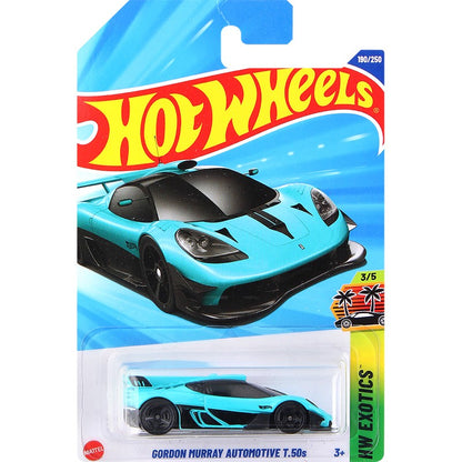 Hot Wheels C4982 2025-J Ferrari Mercedes F1 McLaren Porsche 1:64 Alloy Cars, Diecast Model Collection for Racing Fans & Kids