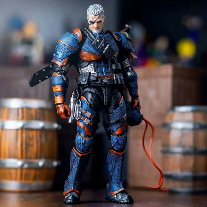 In Stock 1/12 Upfinegures Lpzz Deathstroke Arkham Knight Game Peripherals DC002 Anime Action Figure Model Toy Collectibles Gift