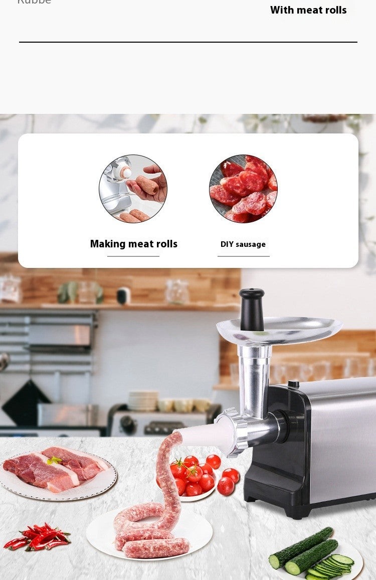 SucceBuy Moedor de Carne Elétrico Picador Processador de Alimentos Pesado Eletrodomésticos de Cozinha Máquina Moedora Comercial